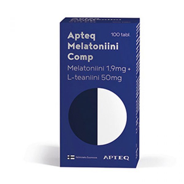 Apteq Melatoniini Comp 1,9 mg 100 tabl.
